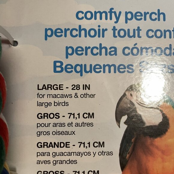 Comfy Rope Perch for Large Birds - Picture 2 of 3